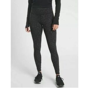 Athleta | Rainier Printed Tight Reflective Leggings Size Large Tall